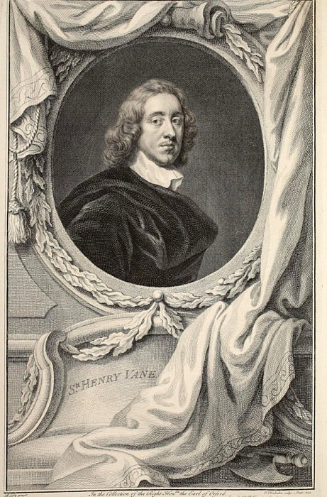 Portrait of Sir Henry Vane, Jacobus Houbraken