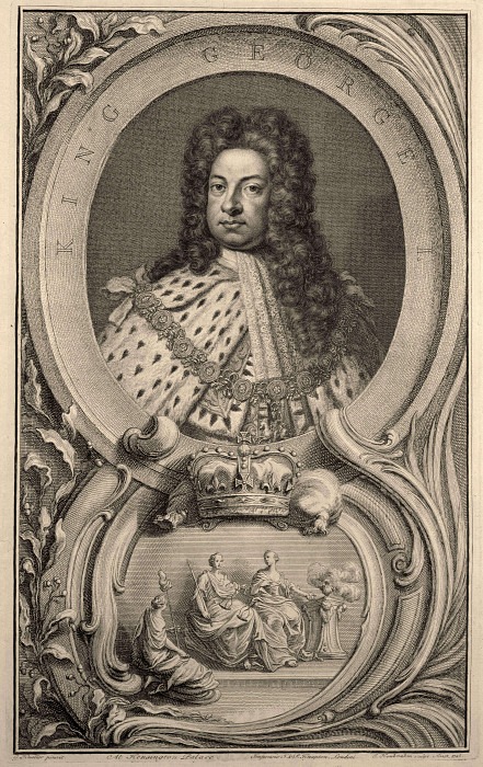 Король Георг I, Якоб Хоубракен