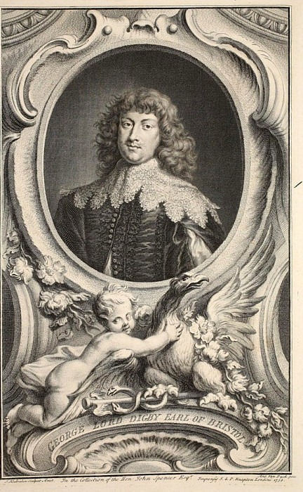 Portrait of George, Lord Digby, Earl of Bristol, Jacobus Houbraken