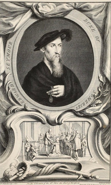 Portrait of Edward Seymour, Duke of Somerset, Jacobus Houbraken