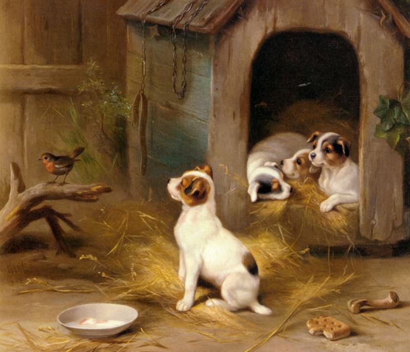 The Puppies. Edgar Hunt