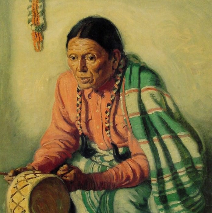 An Indian Ong. Ernest Martin Hennings