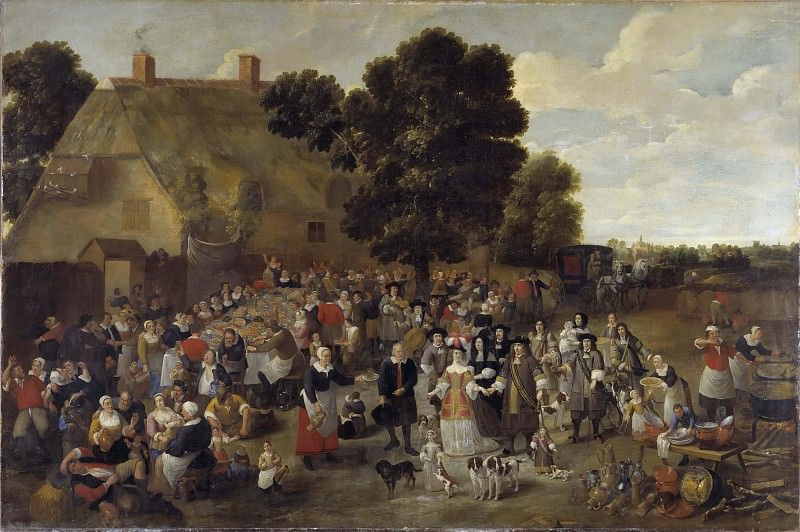 Village Wedding and Open Air Feast [School of]