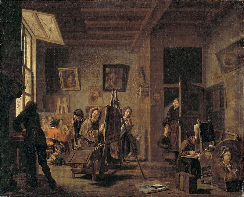 A Painter’s Studio [Attributed]