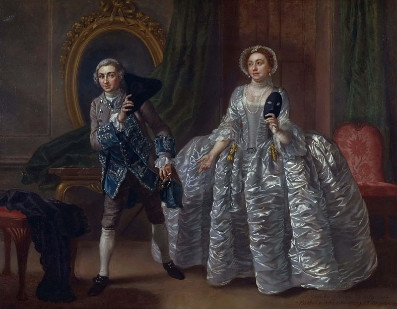 David Garrick and Mrs. Pritchard in Benjamin Hoadley’s The Suspicious Husband