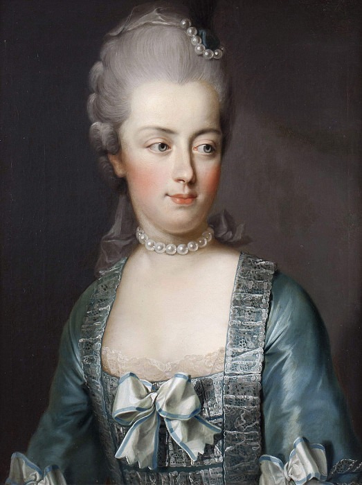 Мария Антуанетта (1755-1793), австрийская герцогиня, королева Франции. Джозеф Хиккель