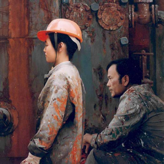 Two Workers. Shen Han-Wu