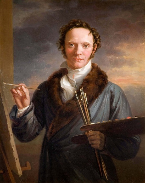Portrait Of The Artist (Self Portrait). William Armfield Hobday
