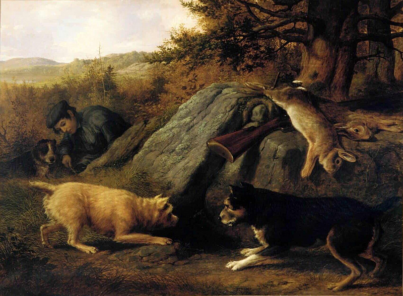 The Rabbit Hunters. Thomas Hewes Hinckley