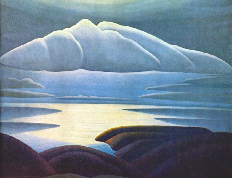 clouds, lake superior 1923. Harris