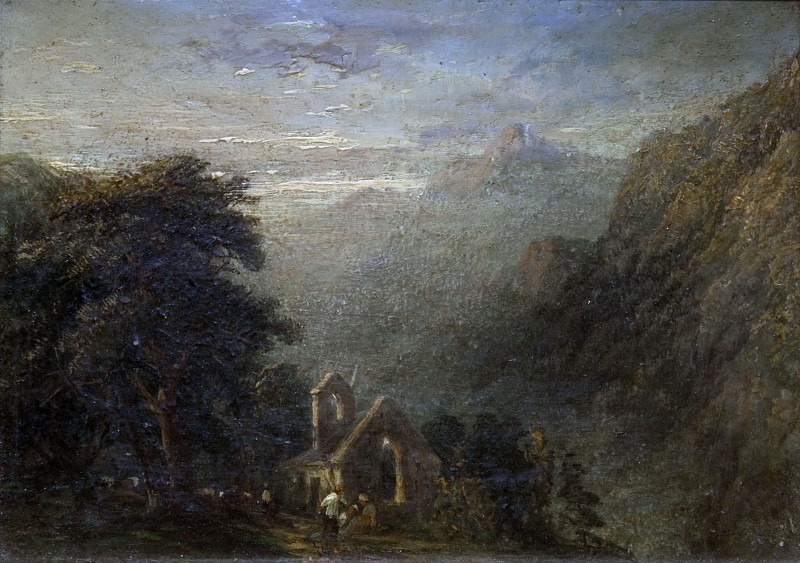 Valle Crucis Abbey , Llangollen. Frederick Henry Henshaw