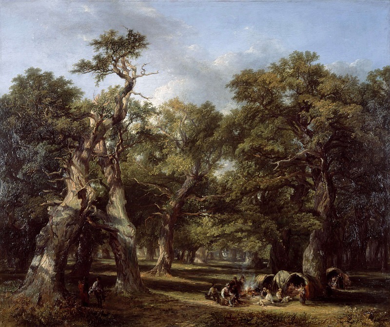 A Forest Glade, Arden. Frederick Henry Henshaw