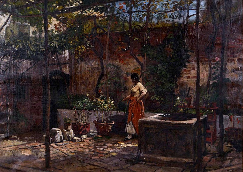 Watering the Garden, Cecil Van Haanen