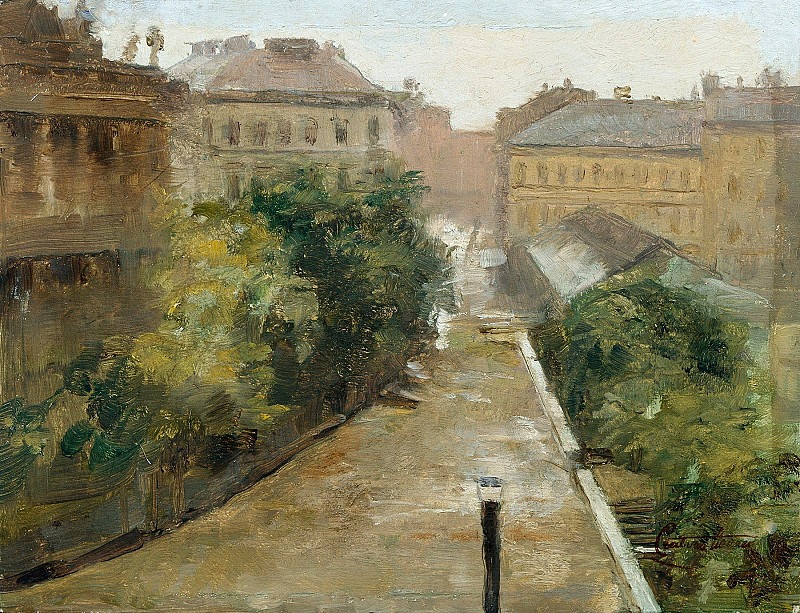 View from the artist’s apartment to the Palais Coburg, Cecil Van Haanen