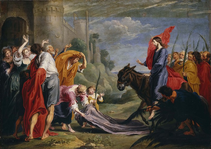 The Entry into Jerusalem. Willem van Herp