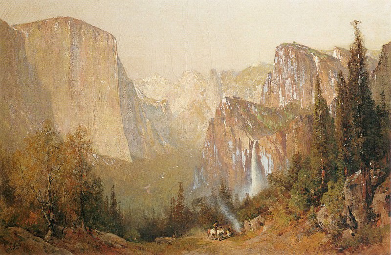 Yosemite Valley 1900. Thomas Hill