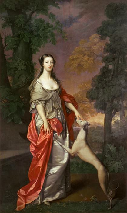 Elizabeth Gunning, Duchess of Hamilton. Gavin Hamilton