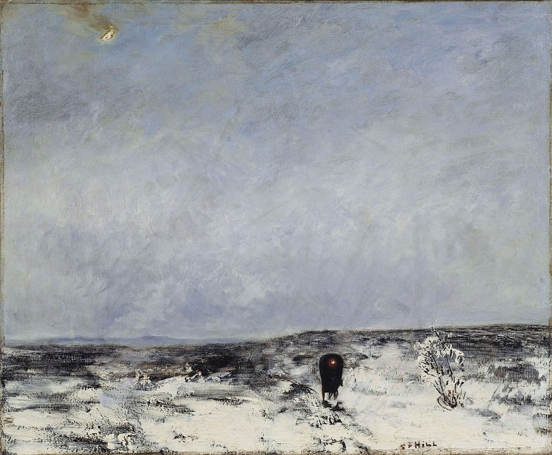 Moorland with carriage. Carl Fredrik Hill