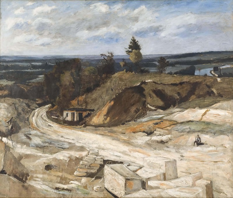 Stonequarry by the River Oise II, Carl Fredrik Hill