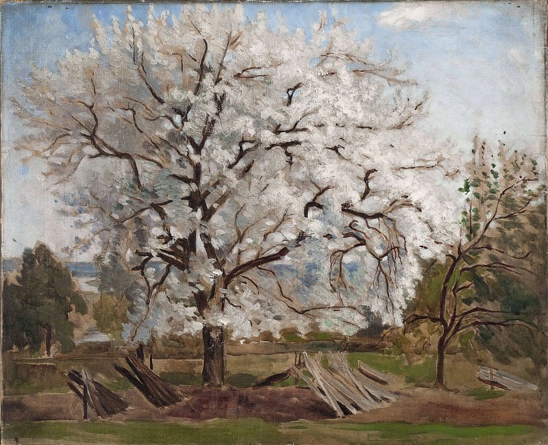 Apple Tree in Blossom, Carl Fredrik Hill