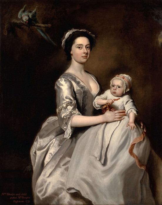 Mrs. Sharpe and Her Child. Joseph Highmore