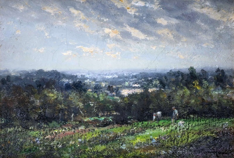 Landscape with a Distant View. John Rabone Harvey