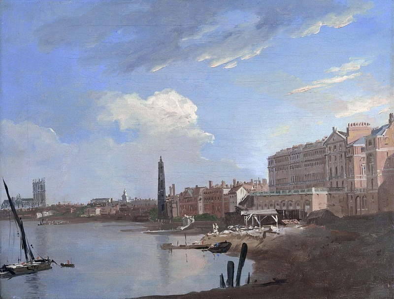 The Thames and the Adelphi. William Hodges