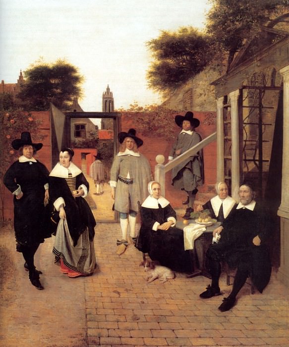 Dutch family. Pieter de Hooch