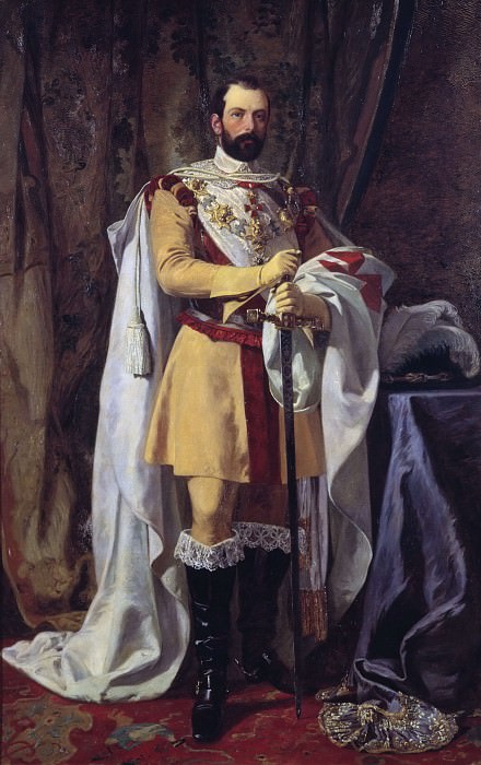 Карл XV (1826-1872), король. Йохан Фредрик Хёкерт