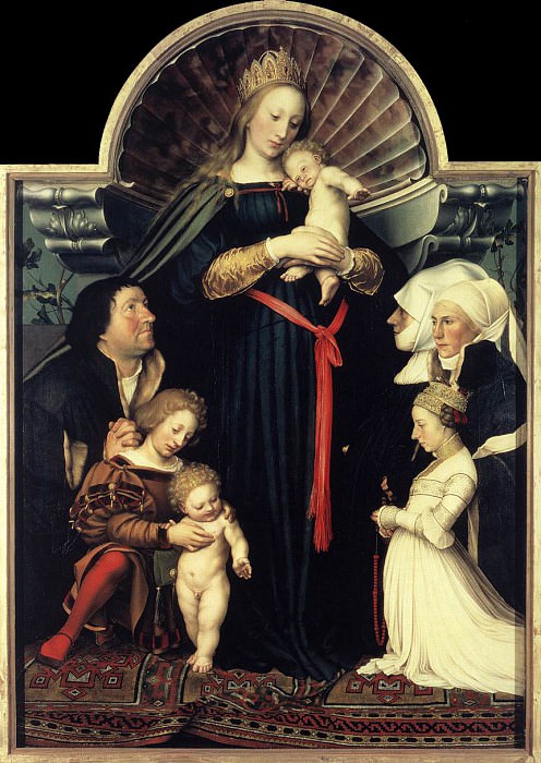 Holbien the Younger Darmstadt Madonna. Hans The Younger Holbein