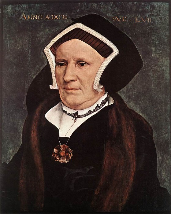 Portrait of Lady Margaret Butts. Hans The Younger Holbein