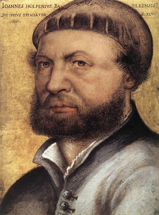 Self Portrait. Hans The Younger Holbein