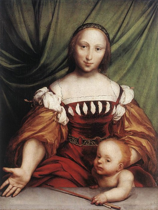 Holbien the Younger Venus and Amor. Hans The Younger Holbein