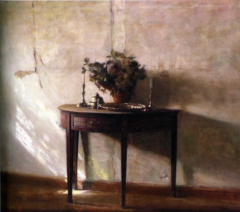 Interior I Sollys (A Sunlit Interior). Carl Vilhelm Holsoe