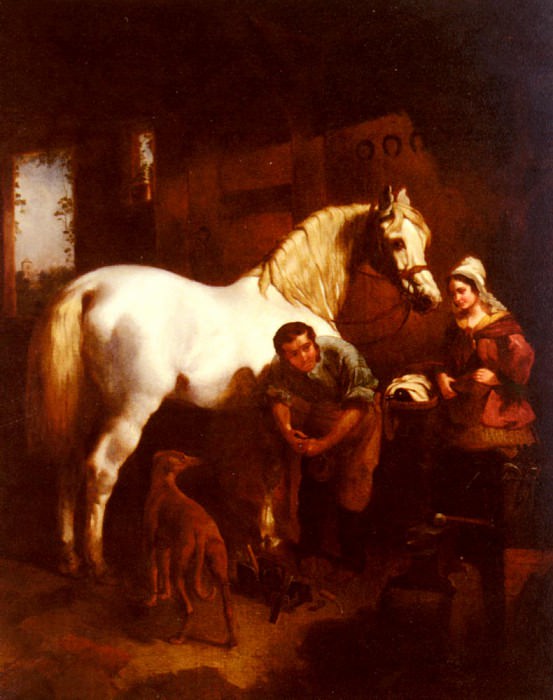 The Village Blacksmith. John Frederick Herring