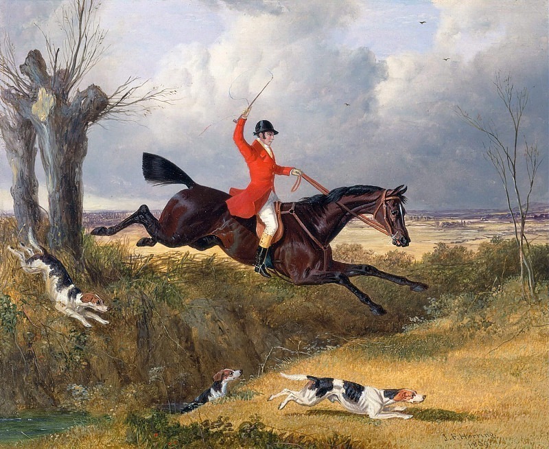 Foxhunting- Clearing a Ditch