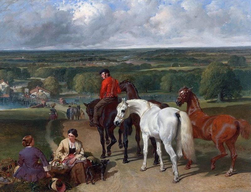 Exercising the Royal Horses. John Frederick Herring