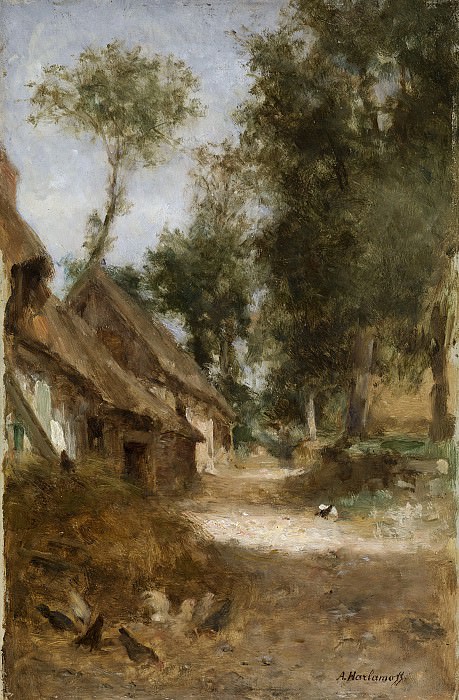 A Farmhouse. Alexei Alexeivich Harlamoff