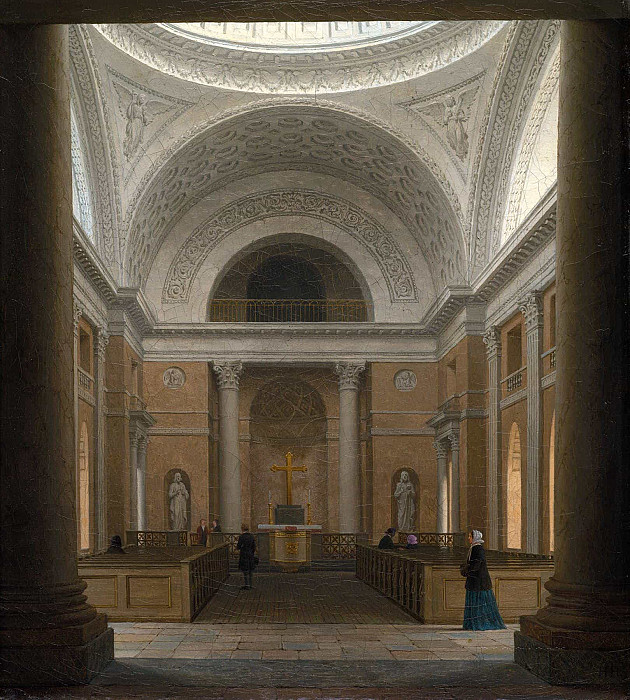 The Slotskirken of Christiansborg, Copenhagen. Heinrich Hansen