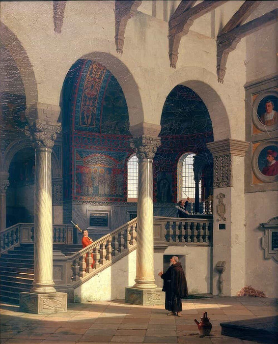 Ravenna, S.Apollinare in Classe. Heinrich Hansen