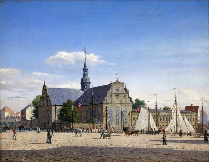 View by Holmen’s Church. Heinrich Hansen