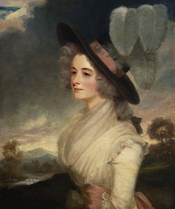 Portrait of Miss Elizabeth Beresford half length. John Hoppner