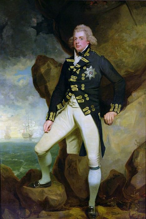 Portrait of H.R.H. William Henry Duke of Clarence (1765-1837). John Hoppner