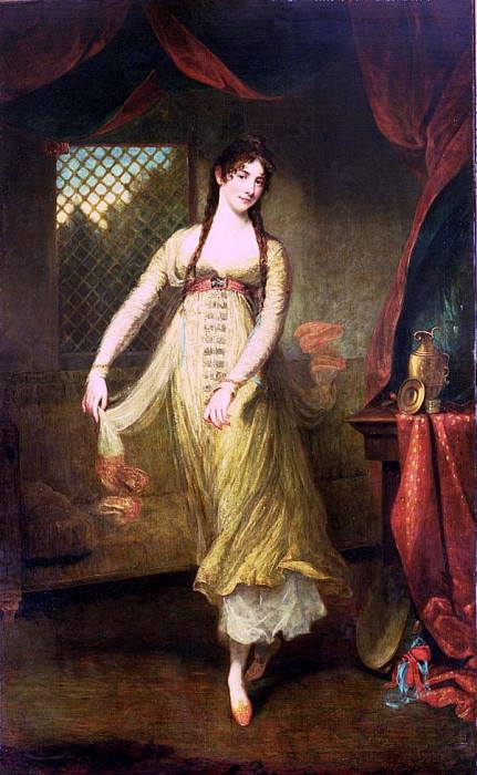 Portrait of Mademoiselle Hilligsberg. John Hoppner