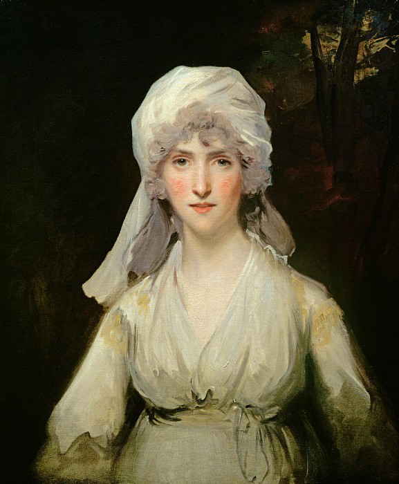 Portrait of a Lady wearing a Turban. John Hoppner