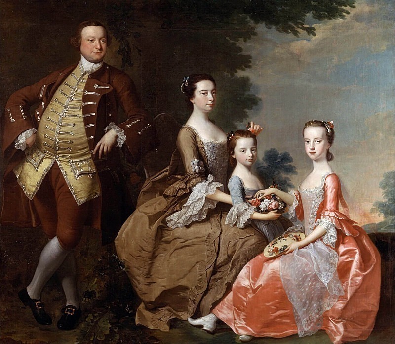 The Thistlethwayte Family. Thomas Hudson