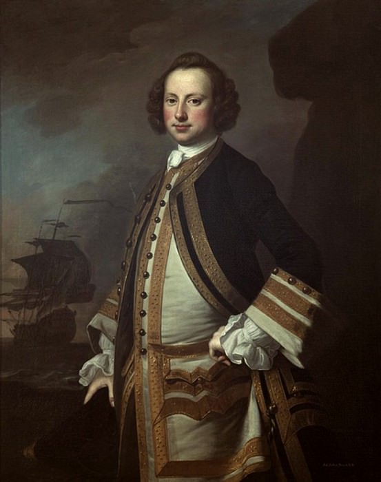 Sir George Pocock (1706-1792). Thomas Hudson