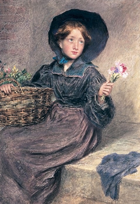 The Flower Girl. William Henry Hunt