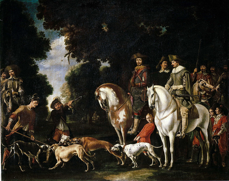 Wild Boar Hunt. Abraham Hondius