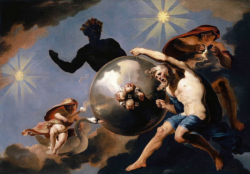 Cosmic Allegory. Abraham Hondius
